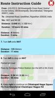 3 Schermata GPS Route Address Finder