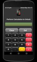 Calculator Lock Screen captura de pantalla 2