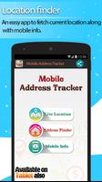 Live Mobile address tracker poster