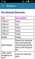 Computer Shortcut Keys Guide capture d'écran 2