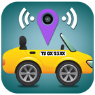 Vehicle number address tracker icon