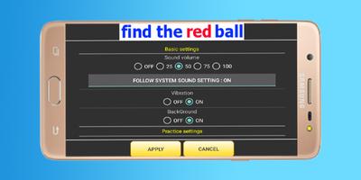 برنامه‌نما Find The Red Ball عکس از صفحه