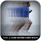 Cámara de video de movimiento rápido y lento icono
