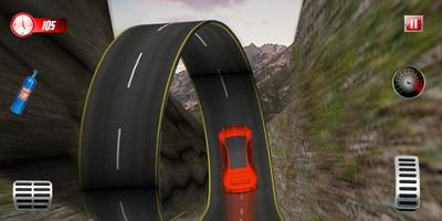 برنامه‌نما Car Stunts Dangerous Roads عکس از صفحه