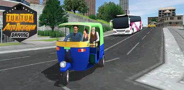 Tuk Tuk Auto Rickshaw Driving