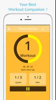 Fitness Workout Timer (Tabata) Affiche