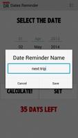 Dates Reminder স্ক্রিনশট 1