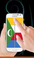 Comoros flag zip Lock Screen پوسٹر