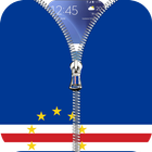 Cape Verde flag zipLock Screen icône