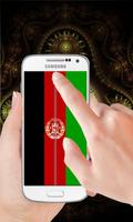 Afghanistan flag Lock Screen Affiche