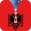 Albania flag zip Lock Screen