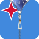 Aruba flag zipper Lock Screen icône