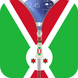 Burundi flag zip Lock Screen icon