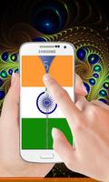 India flag zipper Lock Screen 截图 1