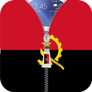 Angola flag zip Lock Screen APK