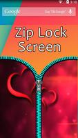 Zipper Lock Screen Affiche