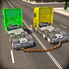 Chained Trucks against Ramp APK download