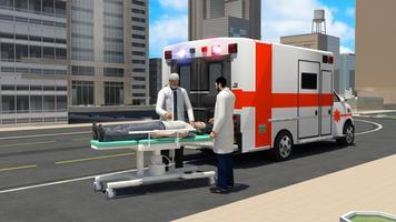 Ambulance Rescue Simulator Affiche
