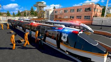 Police Train Simulator 3D-poster