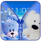 Cute Bear Zip LockScreen Prank icon