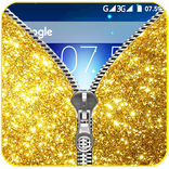 Glitter Zipper LockScreen