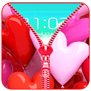 Love Zipper Lock Screen APK