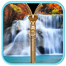 Waterfall Zipper Lock Screen APK