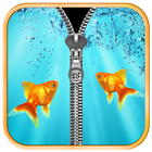 Aquarium Zipper Lock Screen icon