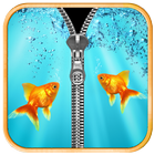 Aquarium Zipper Lock Screen simgesi