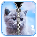 Cat Zipper Lock Screen APK