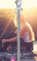 Zipper Lock Screen Affiche