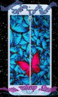 Butterfly Zipper Lock Screen syot layar 2