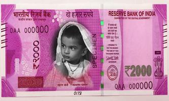 Indian Rupee Note Photo Frames Affiche