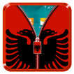 Albania Flag Zipper LockScreen