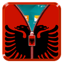 Albania Flag Zipper LockScreen APK