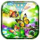 Butterflies Zipper Lock Screen Zeichen