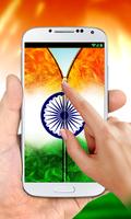 India Flag Zipper Lock Screen تصوير الشاشة 1