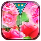 Icona Pink Roses Zipper Lock Screen