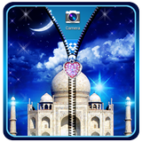 Taj Mahal Zipper Lock Screen icône