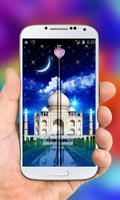 Taj Mahal Zipper Lock Screen Affiche