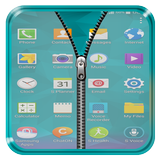 Transparent Zipper Lock Screen icône
