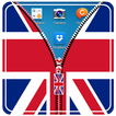 UK Flag Zipper LockScreen