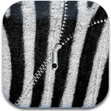 Zebra Zipper Lock Screen icône