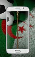 algeria football Zipper Lock™ الملصق