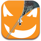 Halloween Lock Screen Zipper icône