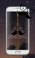 Hipster Screen Lock Zipper plakat