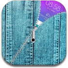 Blue Jeans Zipper Lock Screen иконка