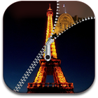 Paris Zipper Eiffel Tower icon