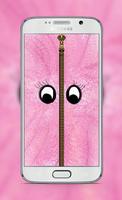 Pink Fur bloqueo de pantalla Poster