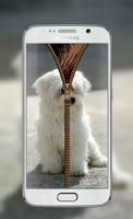 Dog Puppy Zipper Screen Lock スクリーンショット 2